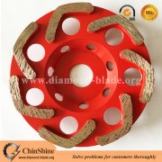 Quality V shape diamond grinding cup wheel for concrete floor manufacturer 