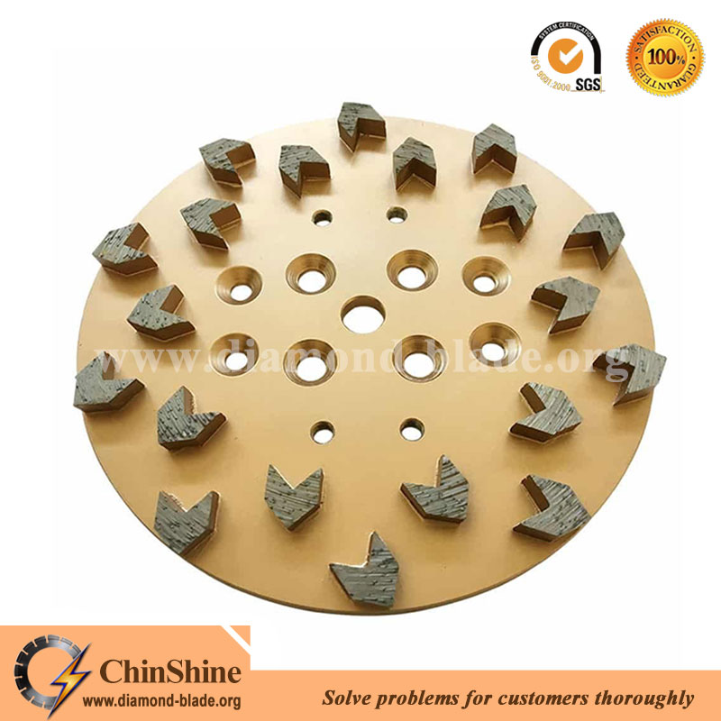 China high quality 10 inch diamond grinding plate