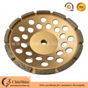 Standard 7 inch single row diamond grinding cup wheel for concrete