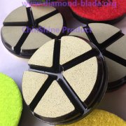 3 Inch Ceramic Bond Hybird Transitional Polishing Pads for Concrete