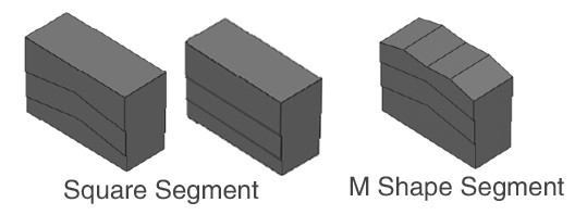 multi blade diamond segments for granite