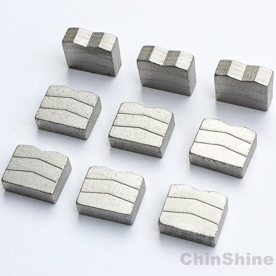 M K shape granite diamond segment for multi blade